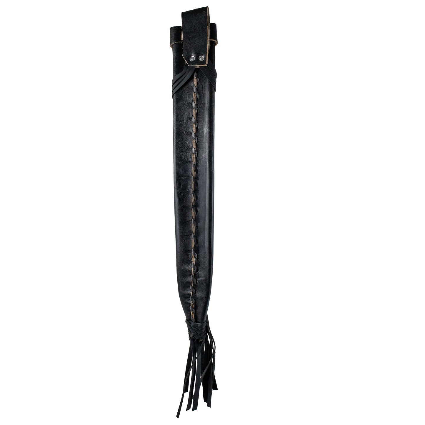 Terra SH-166-18P Leather Protective Genuine Sheath for 18" Machete, Attaches to Belts – Black